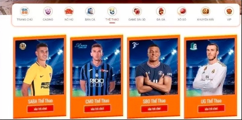 Thông tin mới nhất liên quan đến sảnh SBOBET GK88